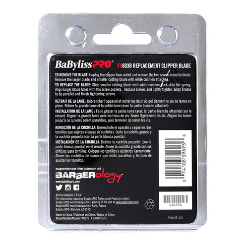 BabylissPro Replacement Hair Clipper Taper Blade Black